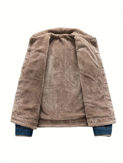 Chaqueta Trucker con forro Sherpa